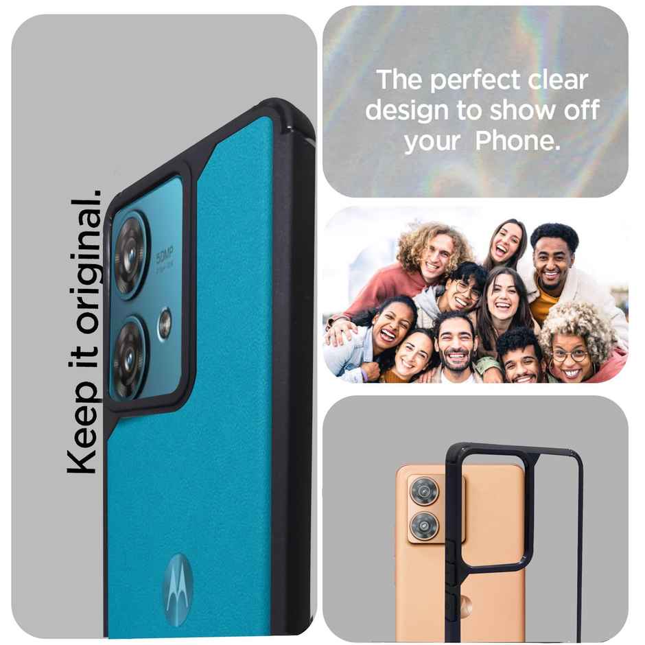 Artistque Case For Motorola Moto Edge 40 Neo 5G Back Cover -Transparent Shockproof TPU