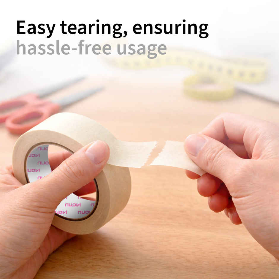 Ondesk Essentials 140 Microns Masking Tape 1Inch X 20Mtr