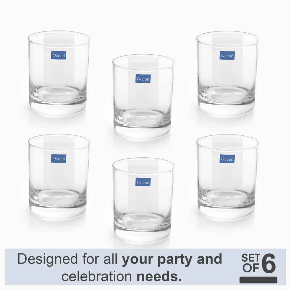 Ocean San Marino Whisky Glass Set (300 ml) | Premium & Durable