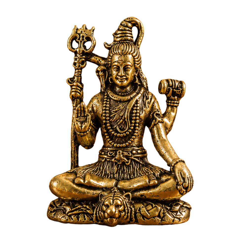 Pure Brass Shivji Idol | Estoria Collective