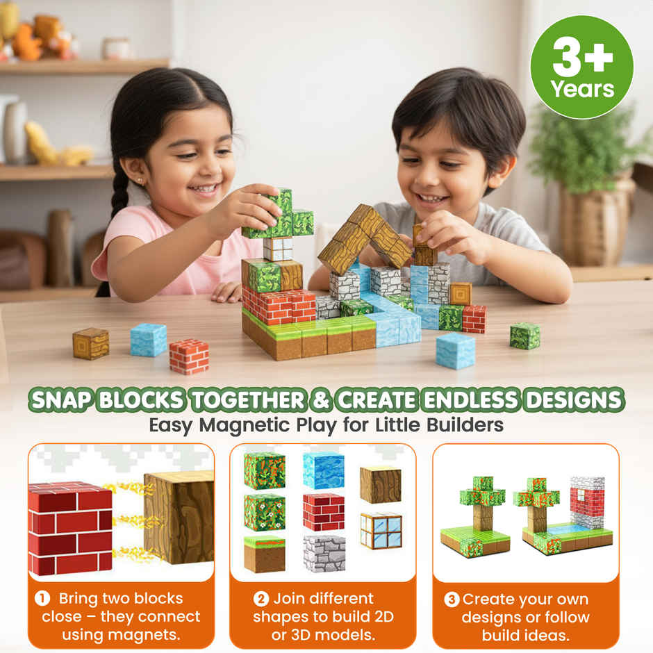 Kidology Magnetic Building Blocks For Kids