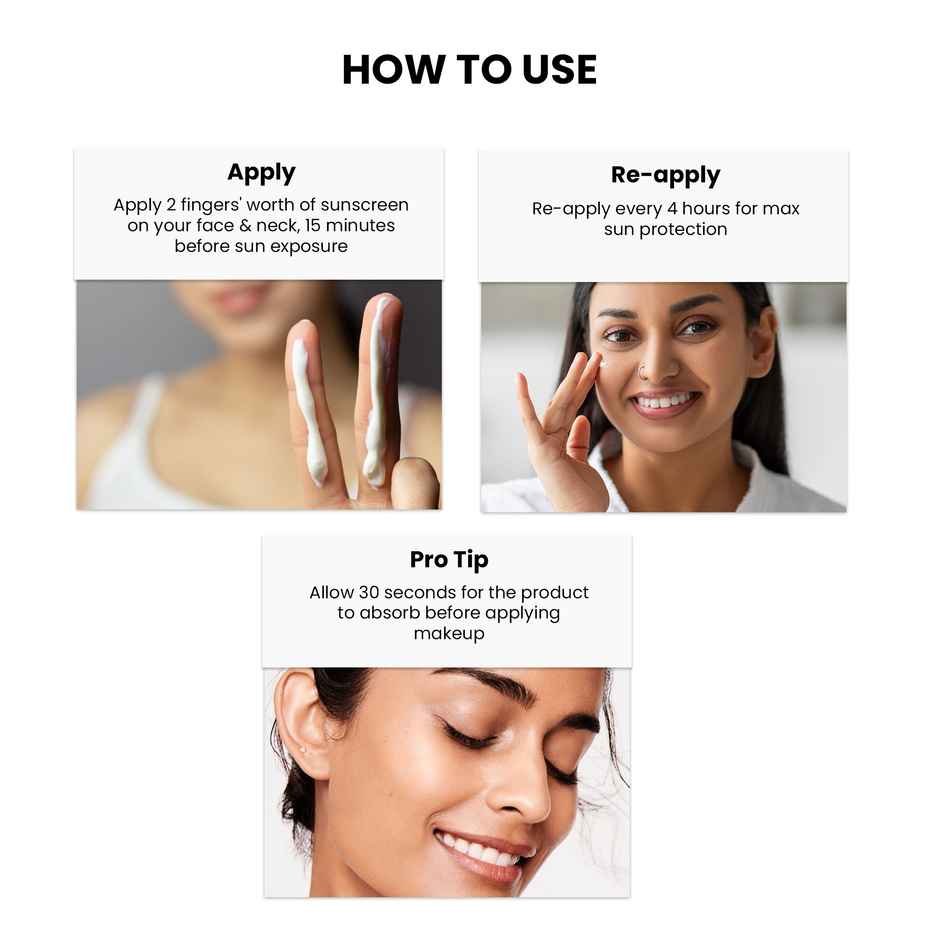 Thriveco Water-Based Sunscreen Broad Spectrum & SPF 50 PA++++ For Men & Women