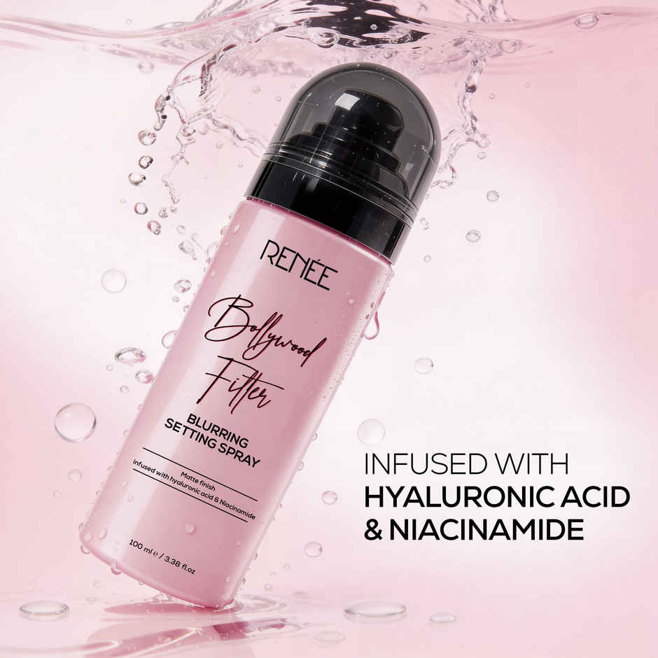 RENEE Bollywood Filter Blurring Setting Spray For Face | Matte Finish, With Hyaluronic Acid