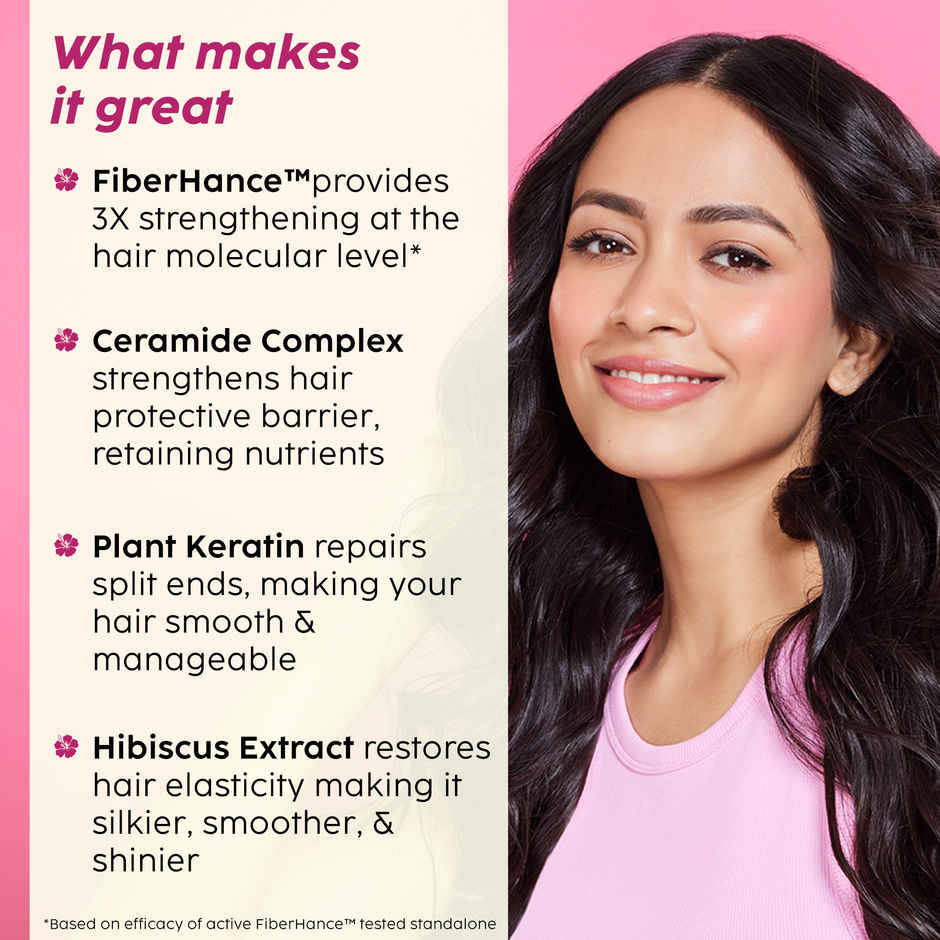 Plix The Plant Fix Hibiscus Bond Repair Advanced Shampoo For Damaged | Frizzy Hair