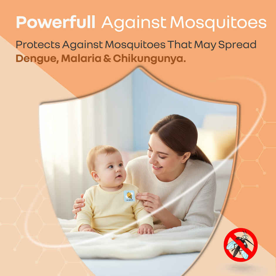 R for Rabbit Hygocare Mosquito Repellant Patches | White