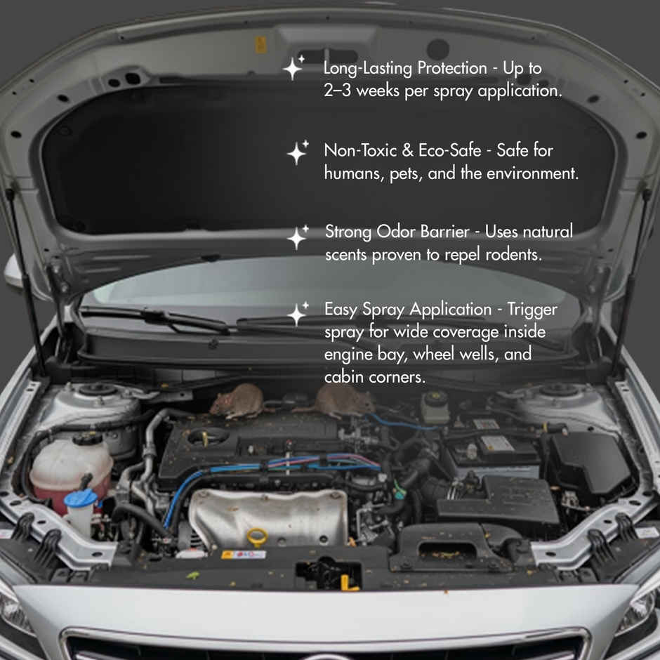 Nippon Paint n-Shield Rat Repellent Coating Spray | Protects Car Engine Wires from Rodents