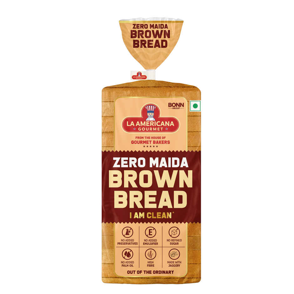 LA Americana Zero Maida Whole Wheat Brown Bread