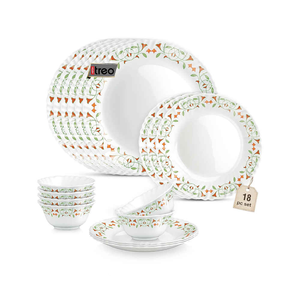 Treo by Milton Opalware Aurelia Meena Dinner Set