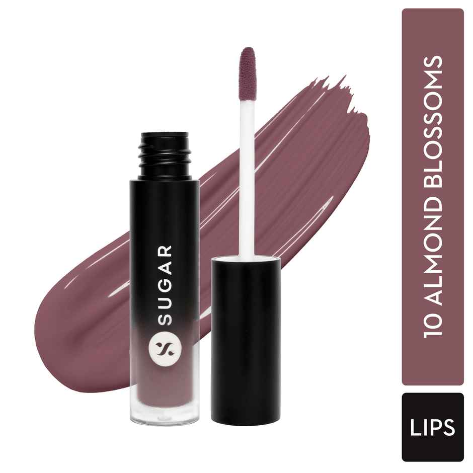 SUGAR Cosmetics Mousse Muse Lip Cream - 10 Almond Blossoms