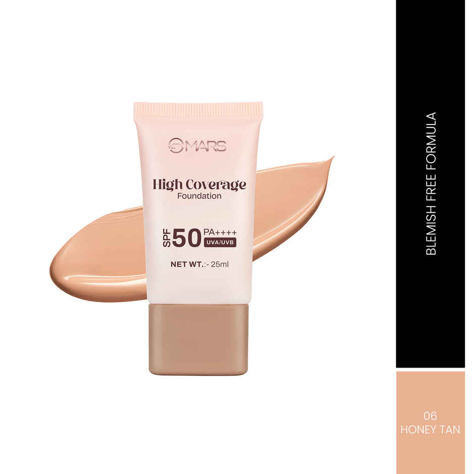 MARS SPF50 PA++++ High Coverage Foundation | 06 HONEY TAN