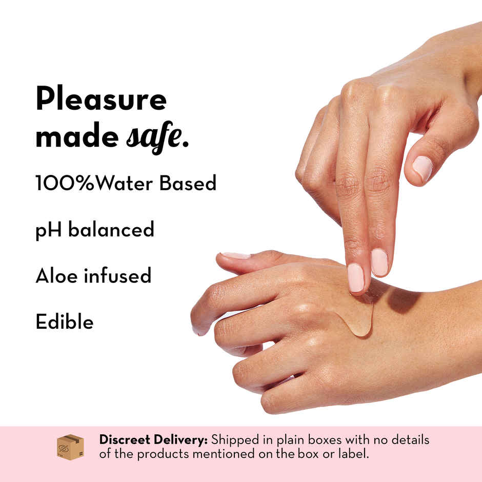 Plush Male Condom-Love Glove-Super Dotted | Designed For Women Pleasure(10pc) & Plush Phlic Lubricant - Strawberry Chill(50gms) Combo