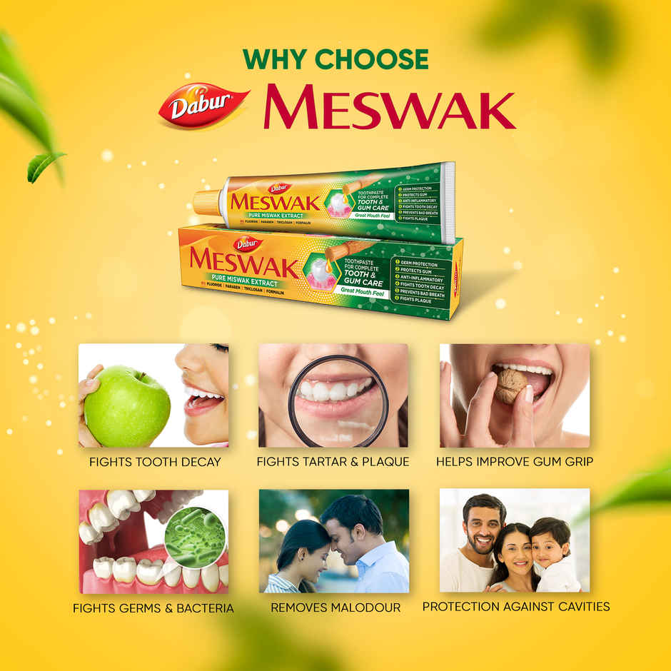 Dabur Meswak Pure Miswak Extract Toothpaste