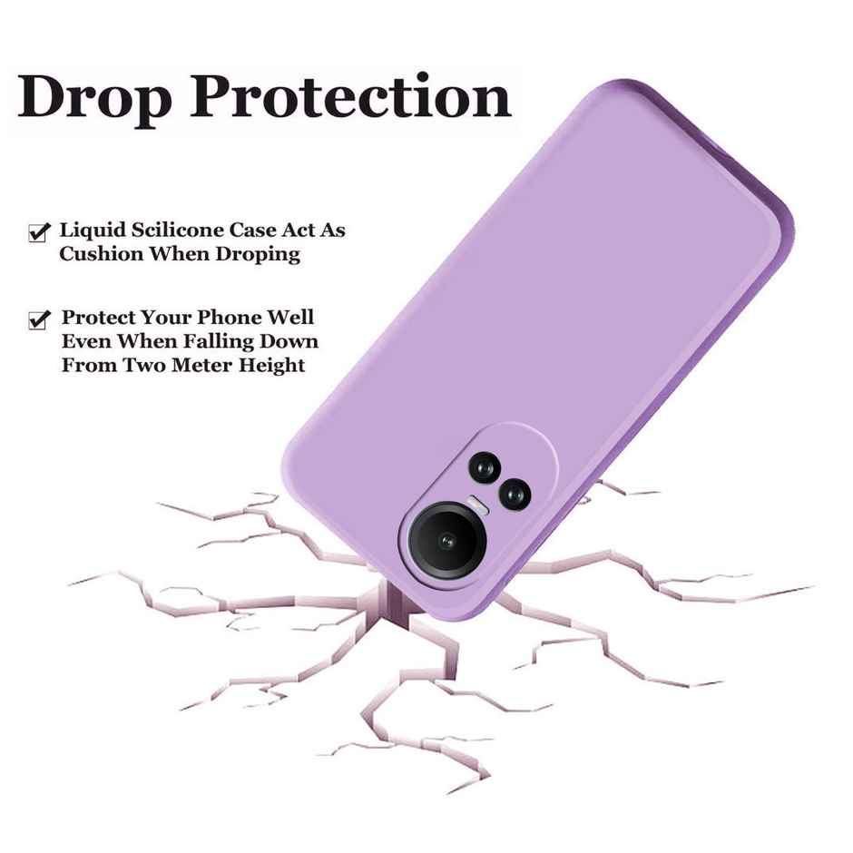 Artistque Case for Oppo Reno 10 5g / Oppo Reno 10 Pro 5g Back Cover - Plain Liquid Silicone Cover