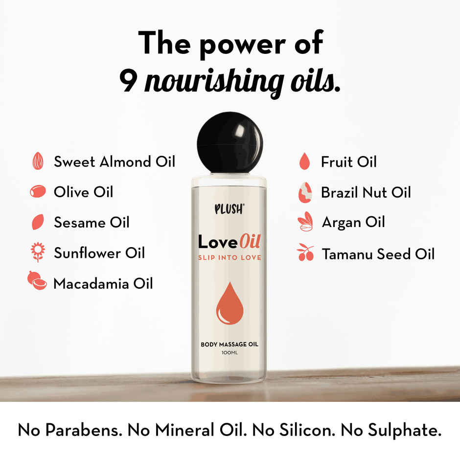 Plush LoveOil Body Massage Oil