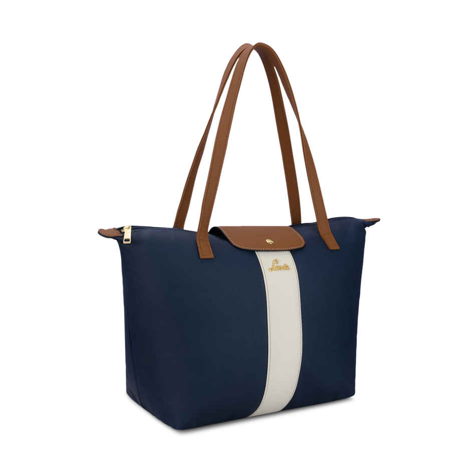 Lavie Women's Colourblock Vincy Tote Handbag | Navy Blue