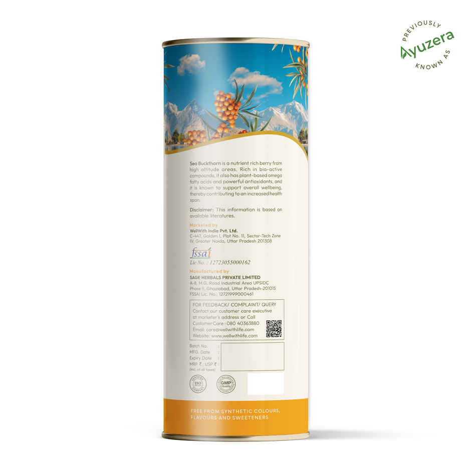 Wellwith Sea Buckthorn Pulp