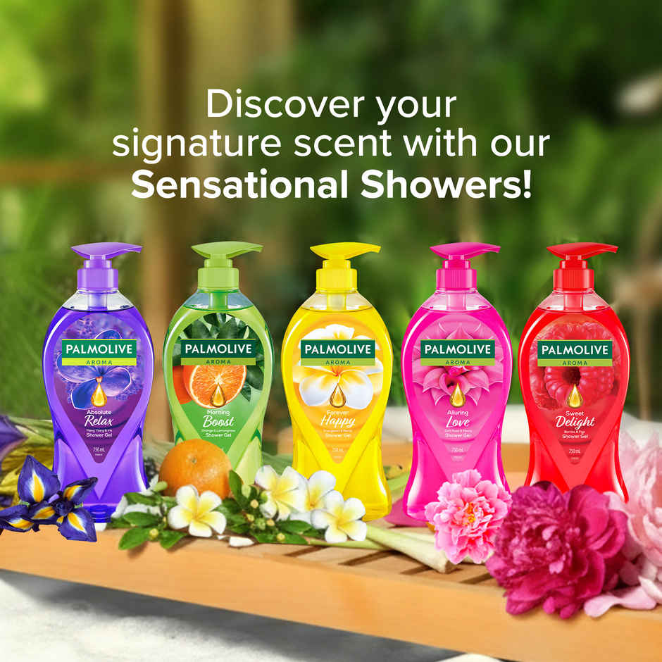 Palmolive Iris & Ylang Ylang Essential Oil Aroma Absolute Relax, Moisturizing Body Wash