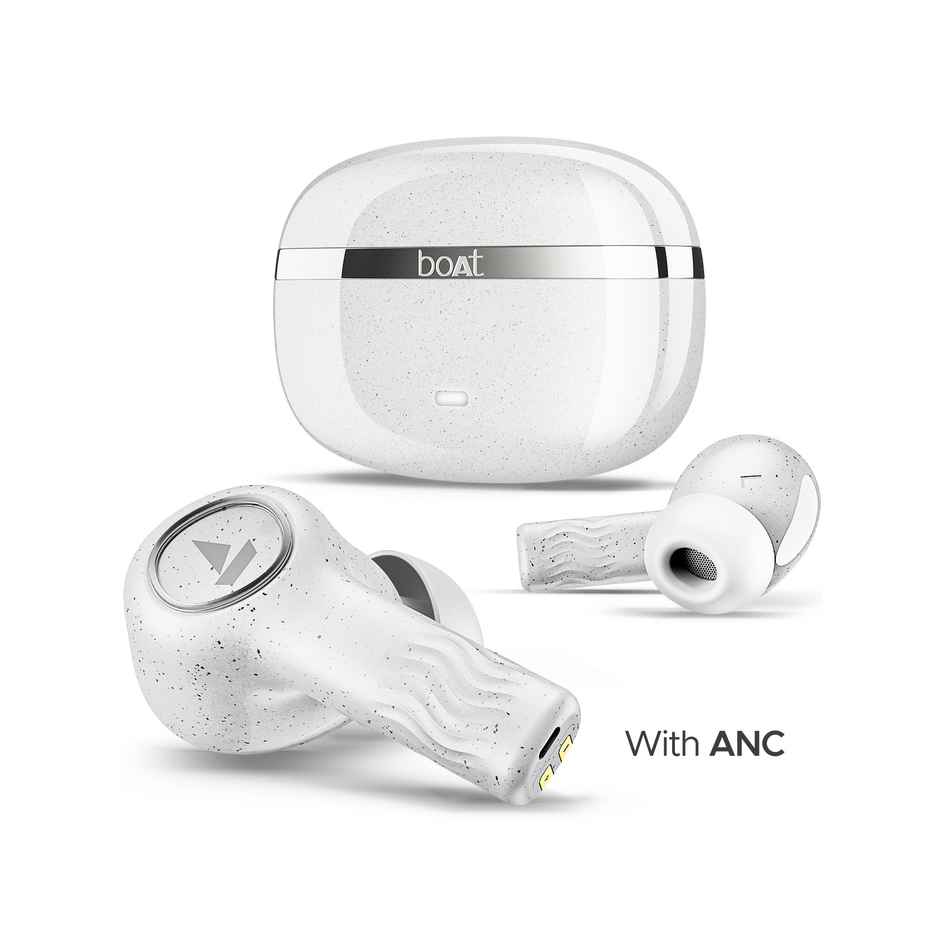 boAt Nirvana Ion ANC TWS Earbuds w/ 120H Playtime, ANC upto 32dB & In-Ear Detection (Quartz White)