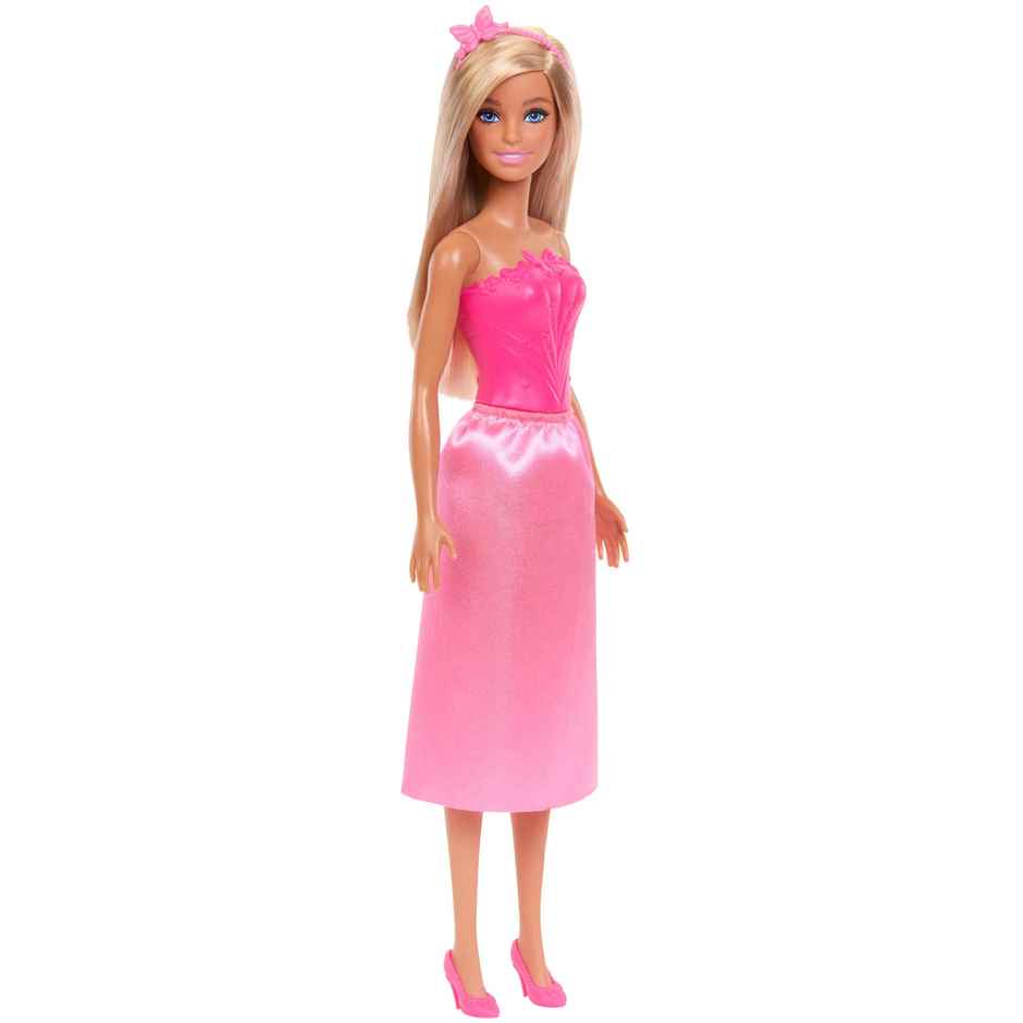 Barbie Royal Fashion Doll with Blonde Hair Removable Skirt and Accessories Pink Butterfly Theme
