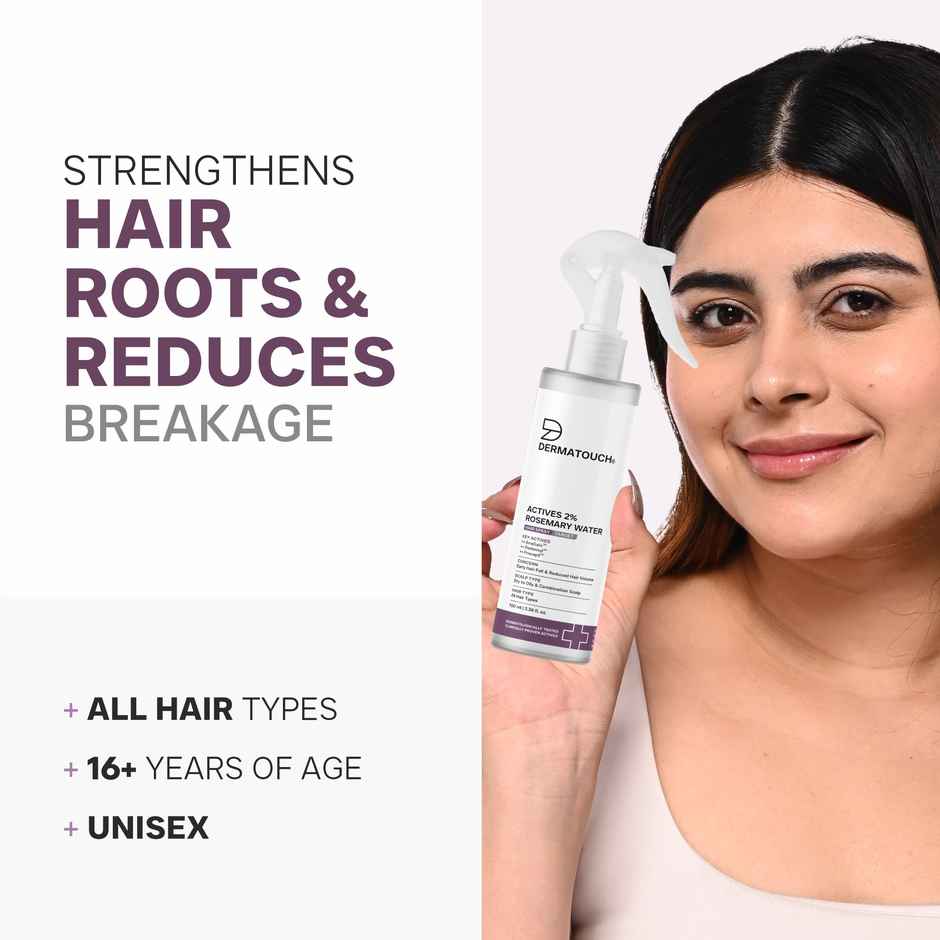 Dermatouch Rosemary Water Spray For Hair Growth Advance 2% Actives Rosemary Redensyl