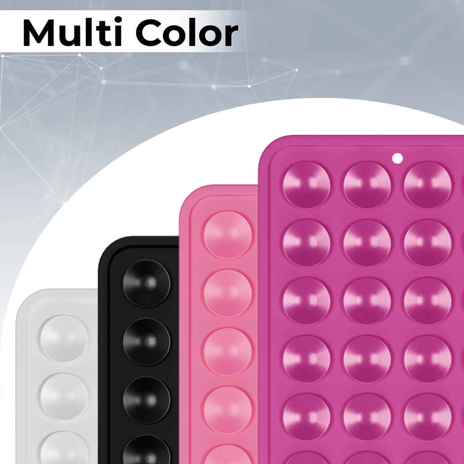 Artistque Silicone Suction Phone Case | Hands-Free Holder | Mirror & Shower | Dark Pink