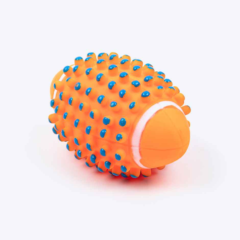TLC Squeakster Ball Chew Toy for Dogs Orange