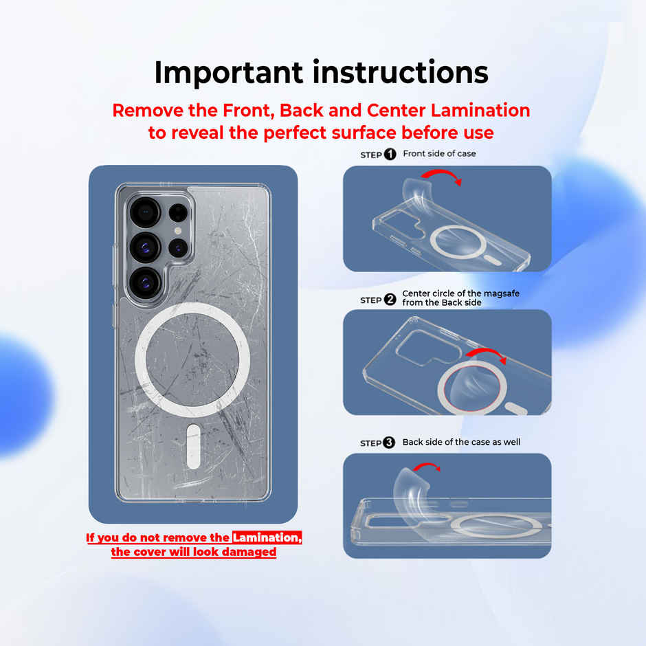 Artistque Case for Iphone 13 - Iphone 14 Back Cover - Transparent Clear Magsafe