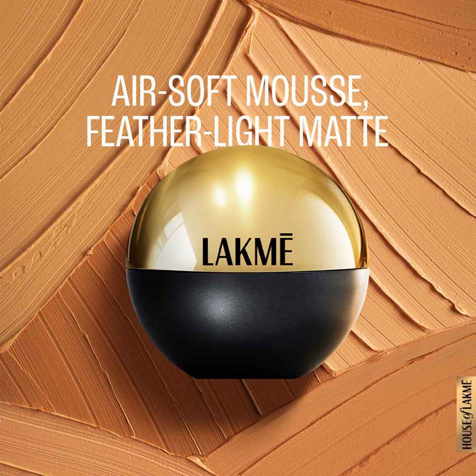 Lakme Xtraordin-Airy Mattereal Mousse Foundation Matte Finishhas Spf8 - 06 Almond Honey