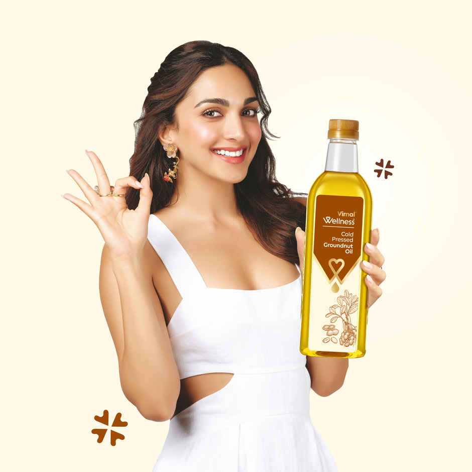 Vimal Wellness Groundnut (Peanut) Cold Pressed Oil | Healthy Cooking Oil