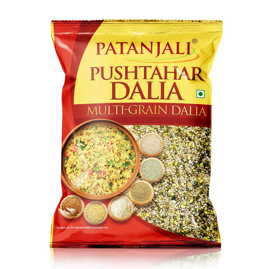 Patanjali Pushtahar Dalia- Broken Wheat, High Protein High Fibre, Diabetic Friendly