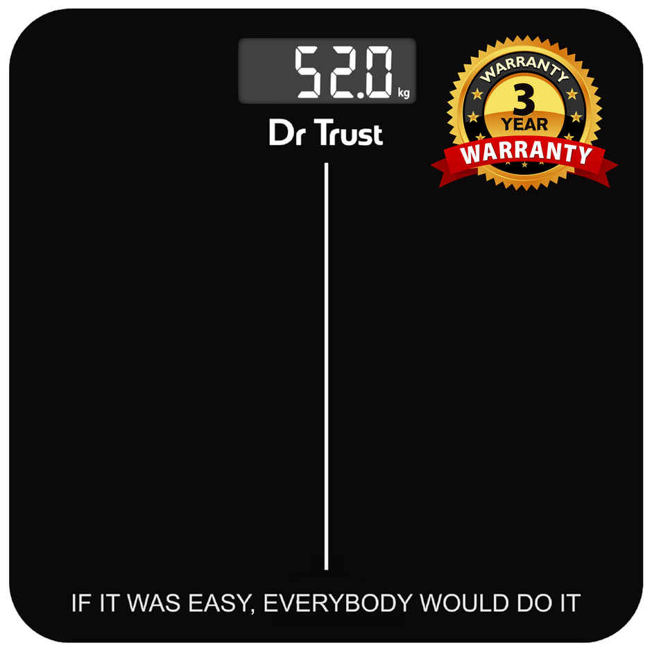 Dr Trust 523 Inspire Digital Electronic Body Weight Machine 180Kg Capacity Weighing Scale