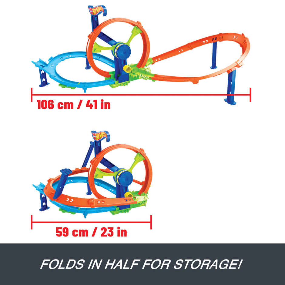 Hot Wheels Rapid Launch Loop Track Playset