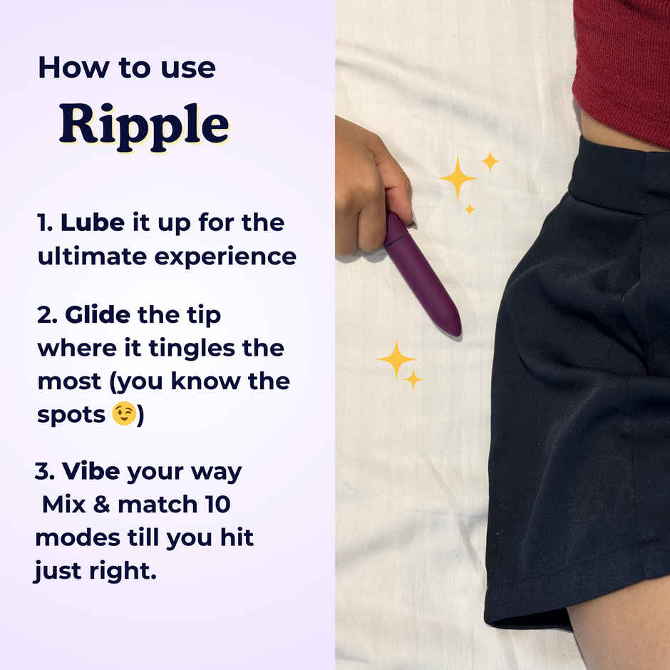Boldedge Ripple Mini Bullet Personal Massager | Magenta