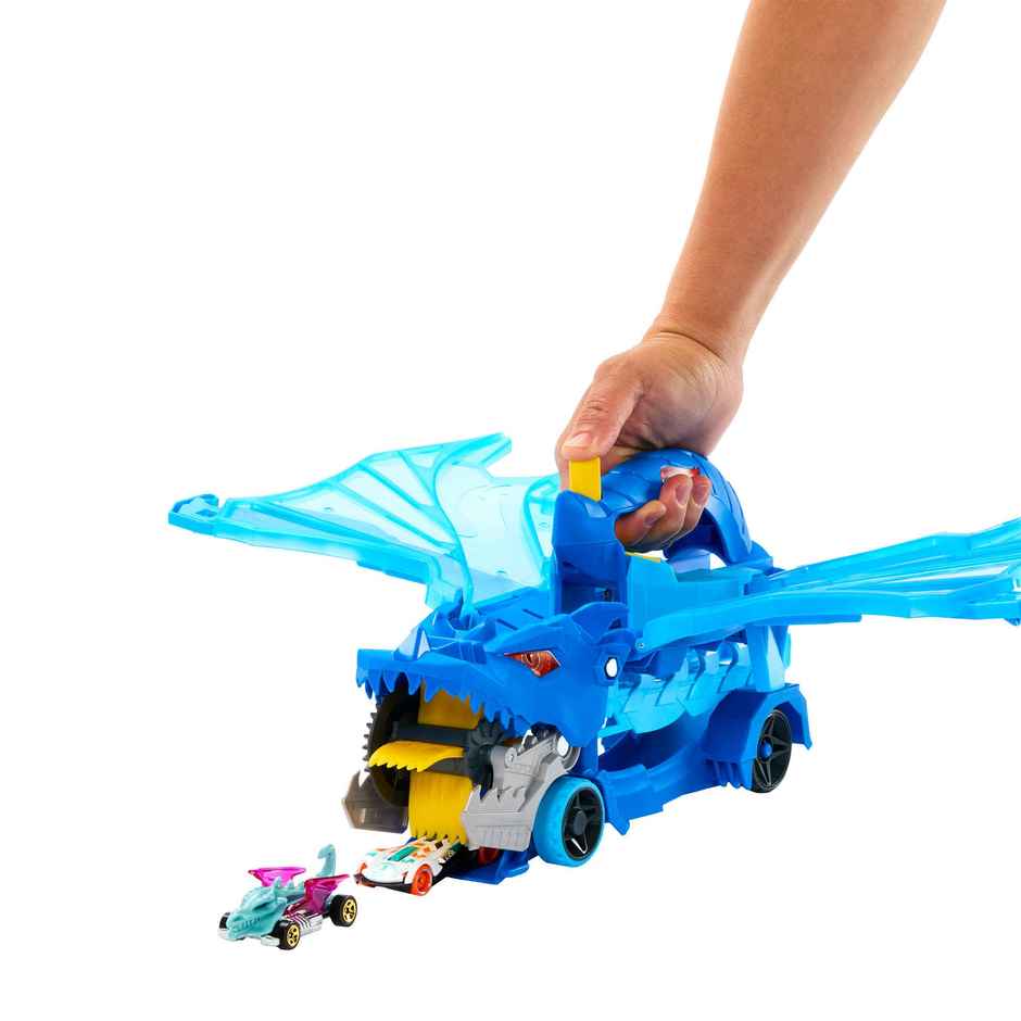 Hot Wheels Ultimate Dual Dragon Transporter with Cars