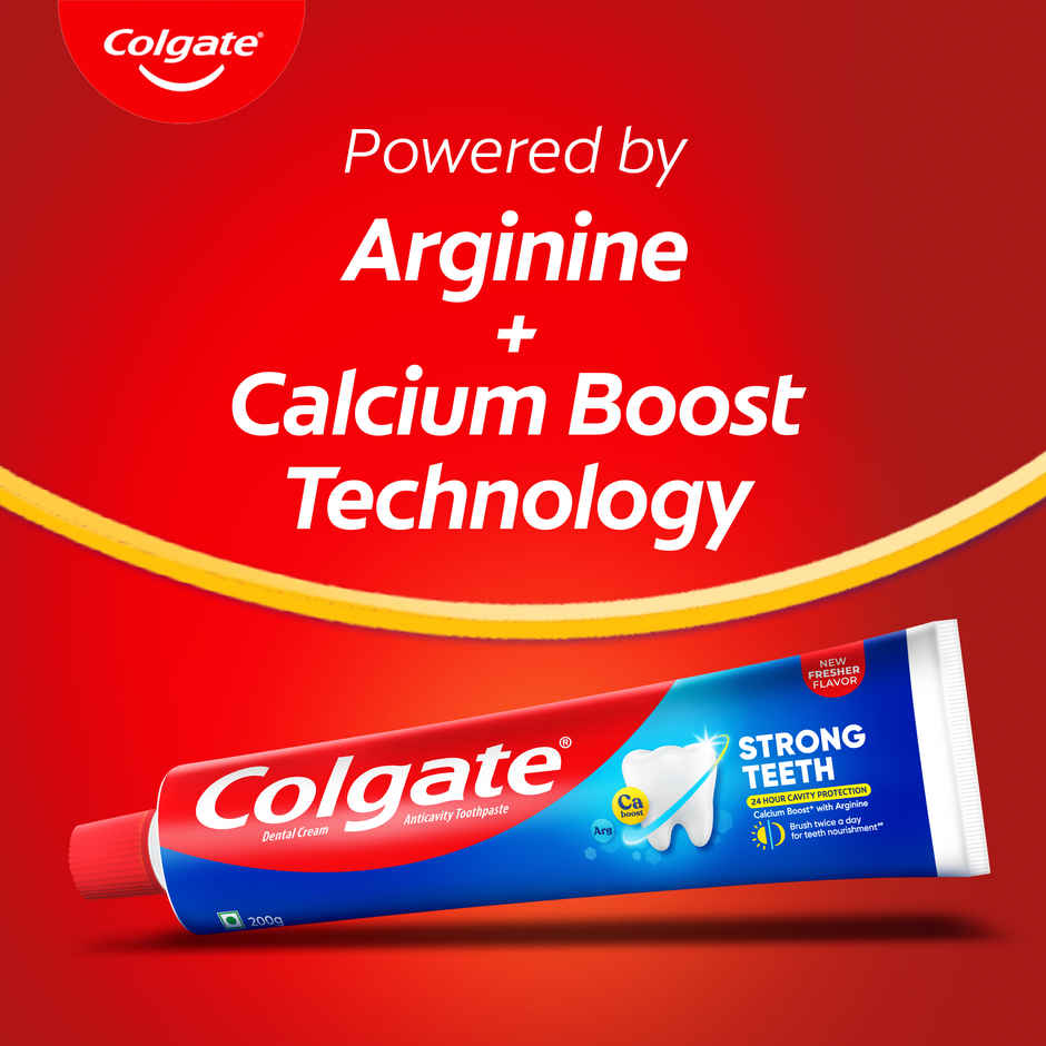 Colgate Strong Teeth Anticavity Toothpaste (With Free Toothbrush)