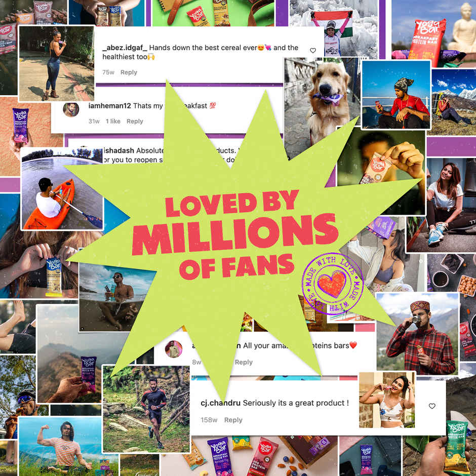 Yoga Bar Protein Date Minis | High Fibre | No Added Sugar and Preservatives | Dates and Nuts