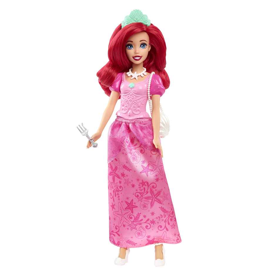 Disney Princess Toys | Ariel Fashion Doll In Signature Pink Dress And 9 Accessories