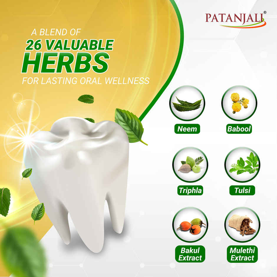 Patanjali Dant Kanti Advance Dental Cream - Herbal Oral Care