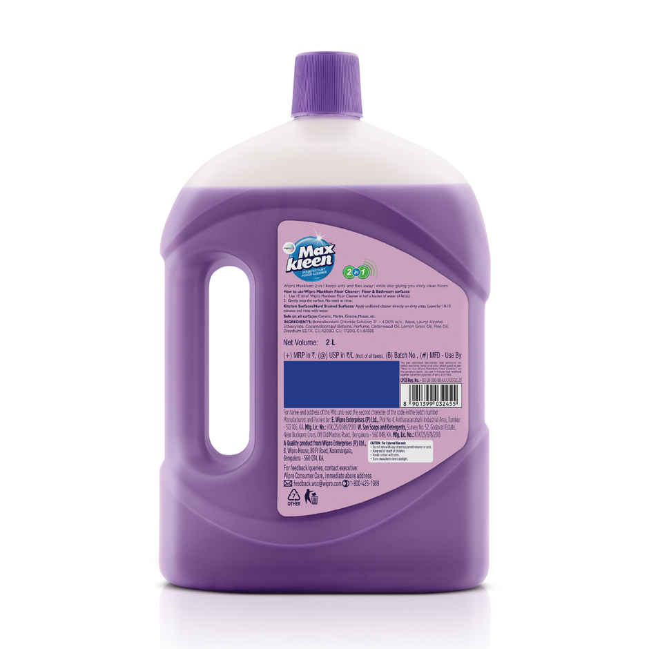 Maxkleen Lemongrass Freshness 2in1 Repellant + Disinfectant Floor Cleaner | Can
