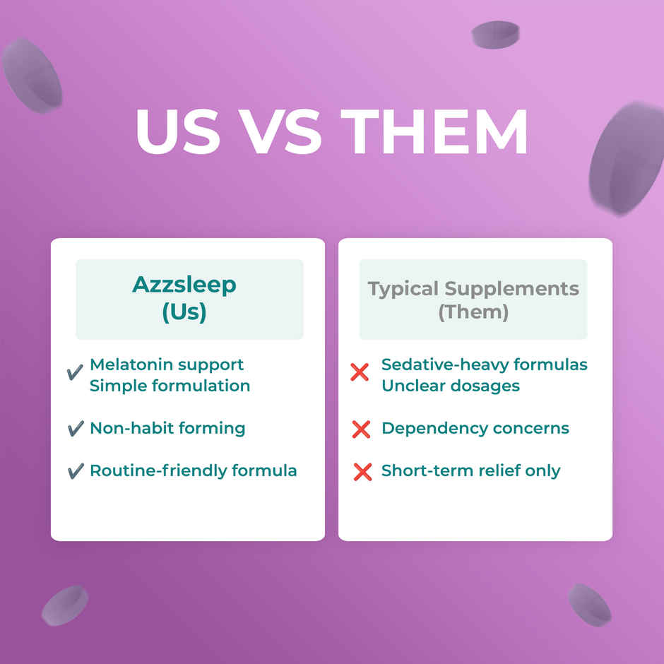 OYB Natural Sleep Tablets with Melatonin & Valerian Root | 30 Tablets | OYB Azzzleep