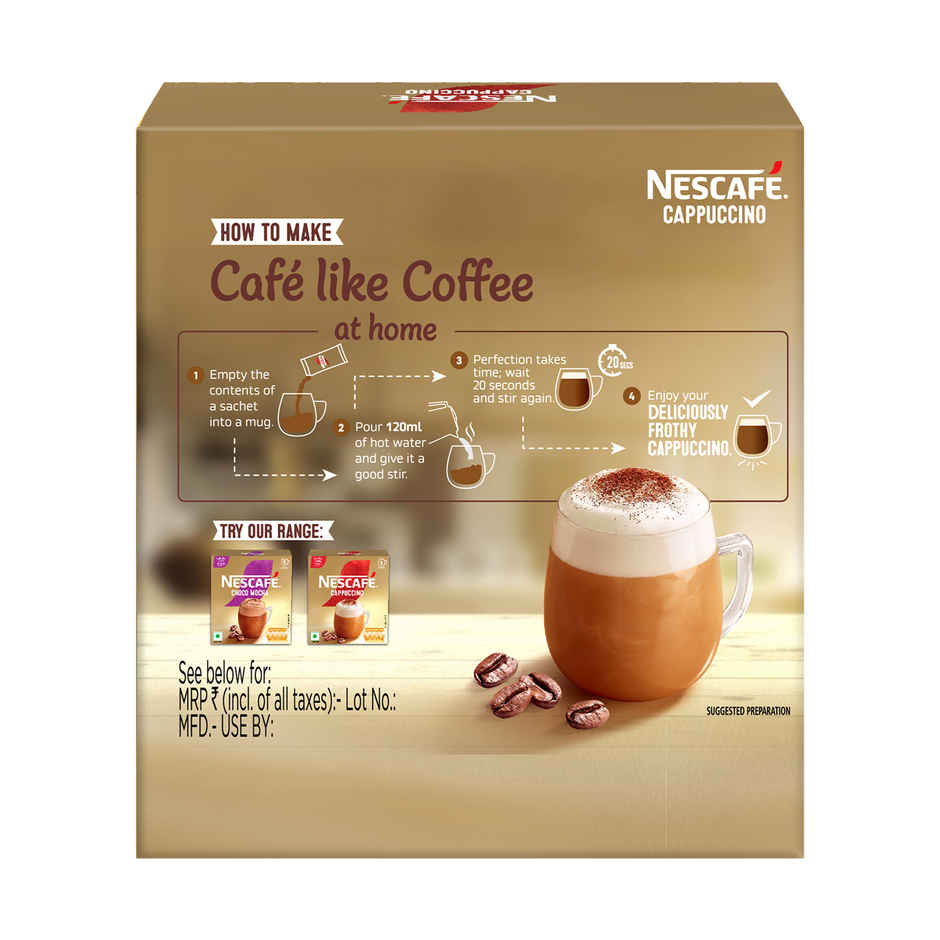 Nescafe Cappuccino Coffee Premix
