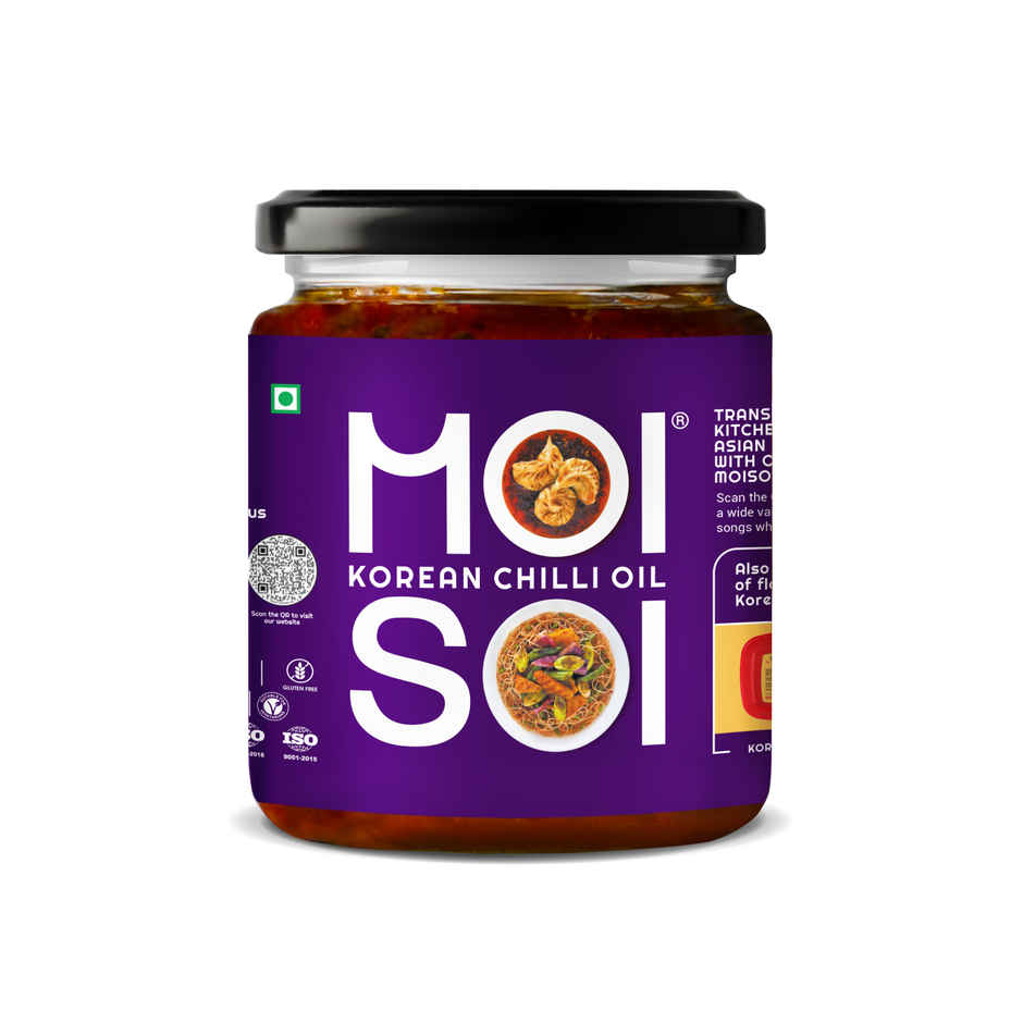 Moi Soi Sichuan Chilli Oil(175gms) & Moi Soi Korean Chilli Oil(175gms) Combo