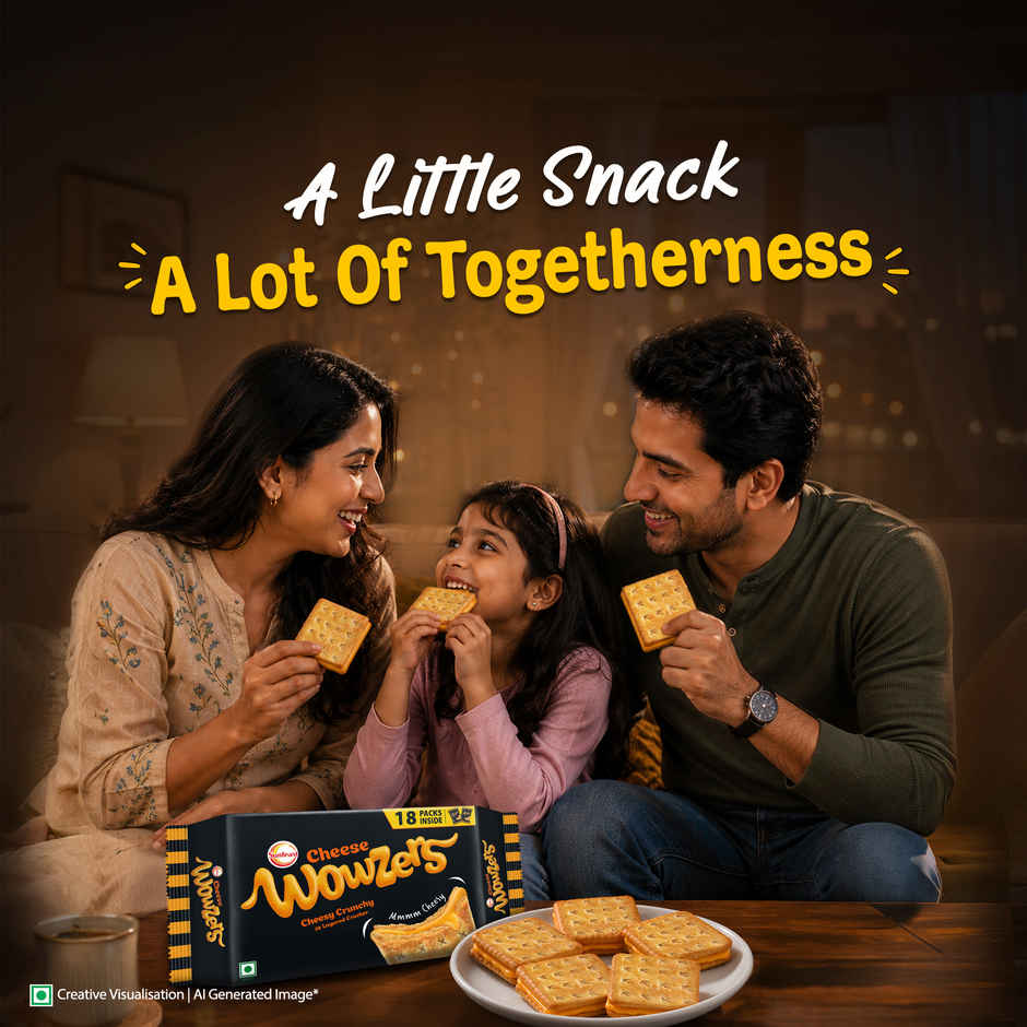 Cheesy Crackers by Sunfeast Wowzers