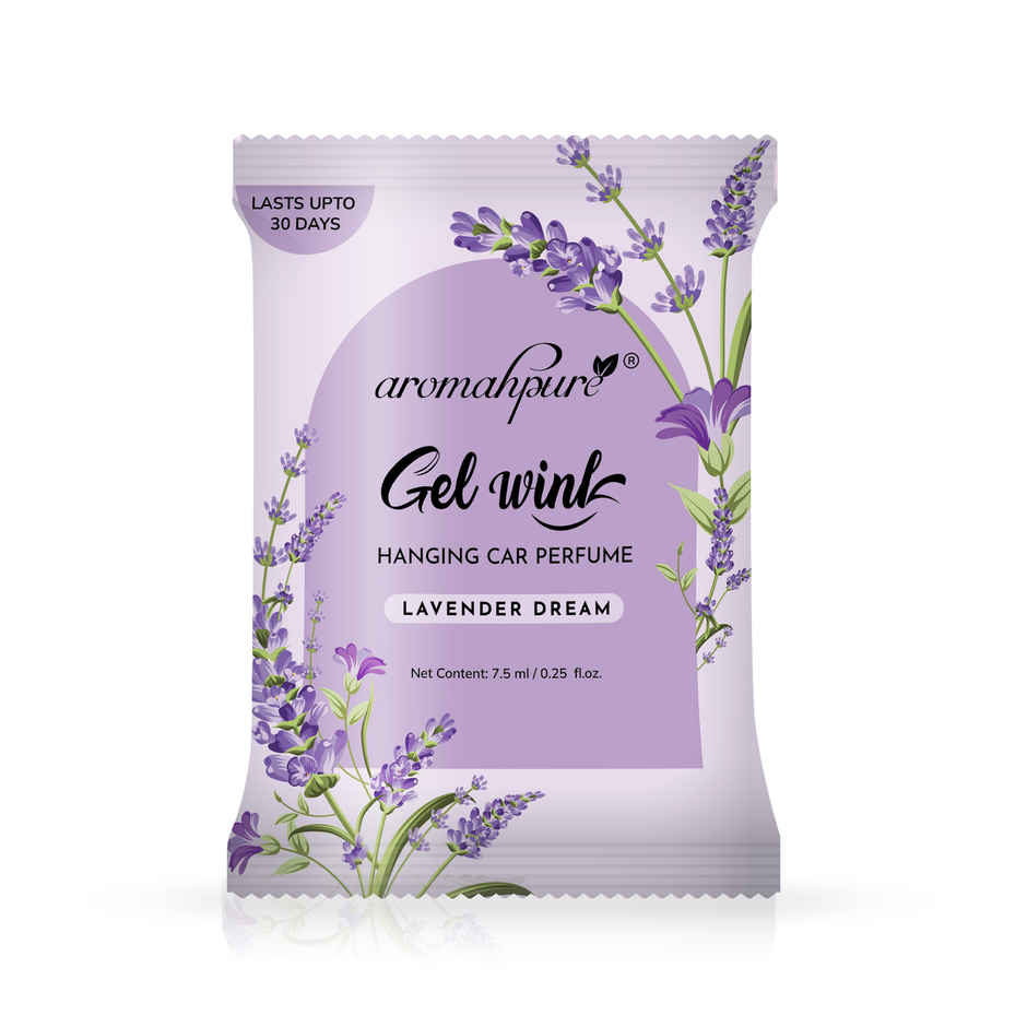 Aromahpure Gel Wink Car Perfume - Lavender Dream | Long-Lasting | 30 Days