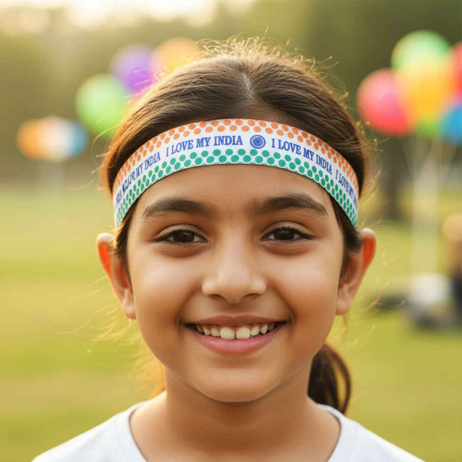 Patriotic Forehead Band Set | I Love My India | Republic Day | Pack of 6 | Special You