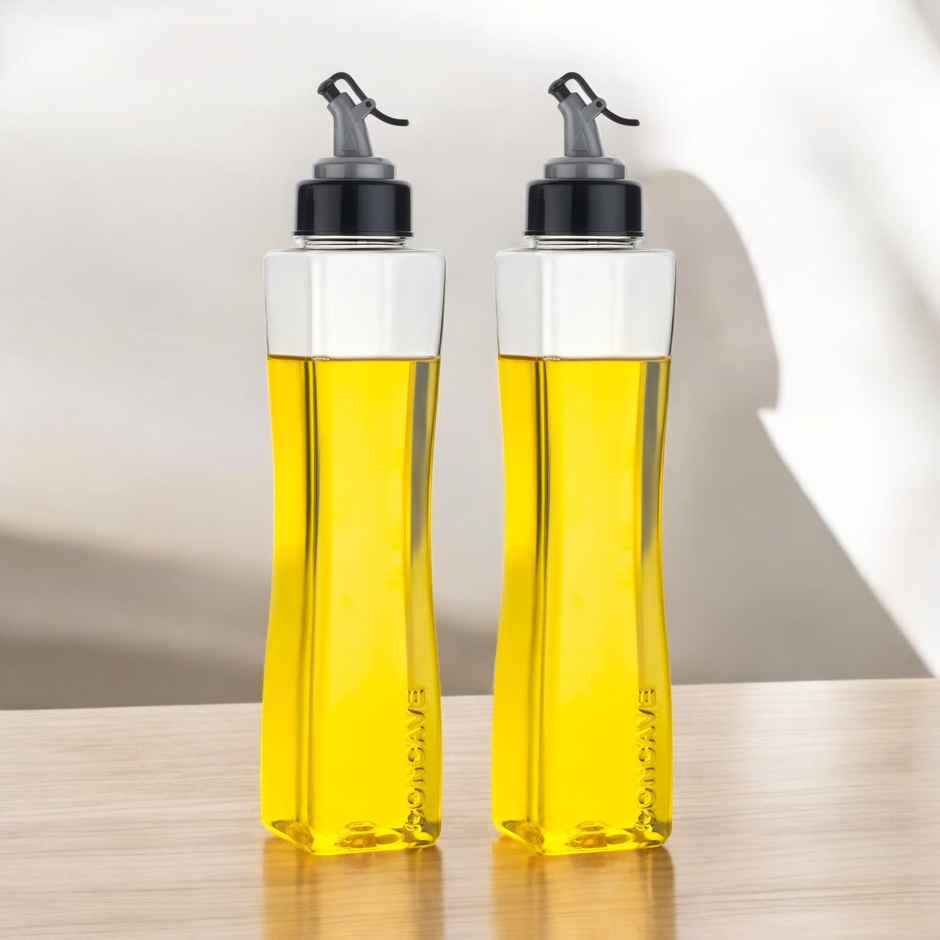 2Mech Plastic Concave Cooking Oil Dispenser | 800 ml | Set of 2
