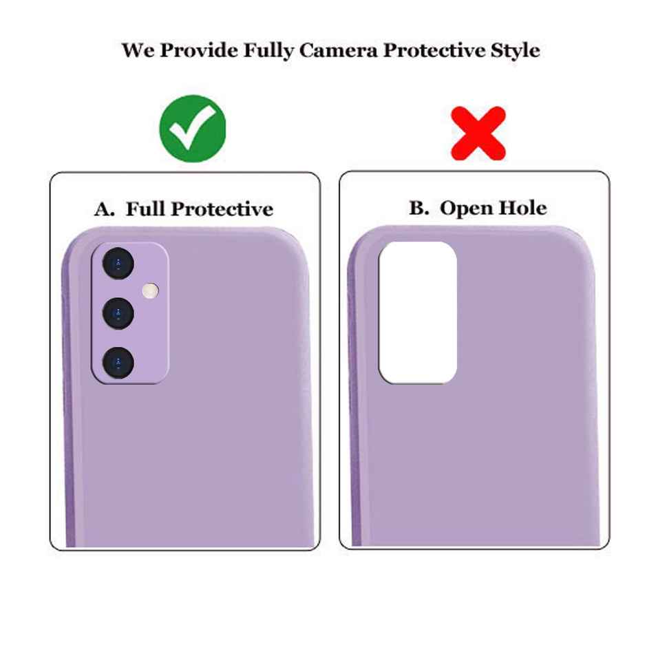 Artistque Case For Samsung Galaxy M54 5G / Samsung Galaxy F54 5G Back Cover - Plain Liquid Silicone