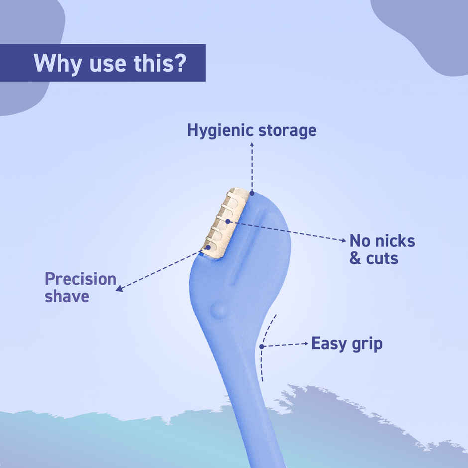 Sirona Reusable Eyebrow Razors for Women | Face Razor for Women for Facial Hair Removal