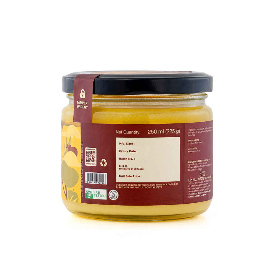 Two Brothers A2 Cow Cultured Ghee Desi Gir Cow | Jar