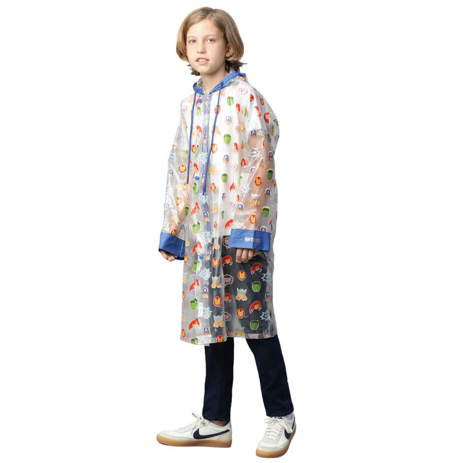 Citizen Kids PVC Series Disney Printed Long Coat with Zip